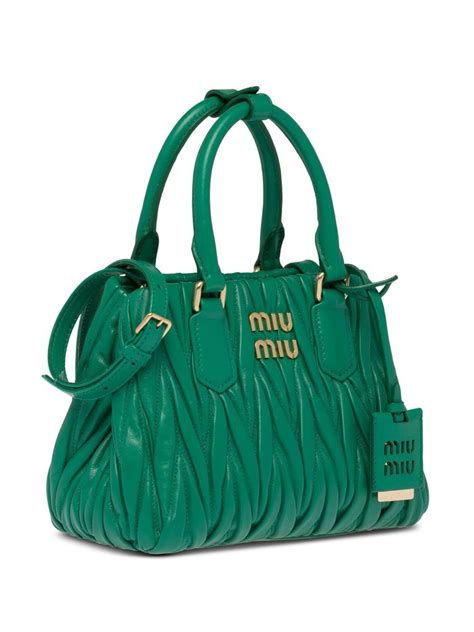 miu miu matellase tote|farfetch michael miu.